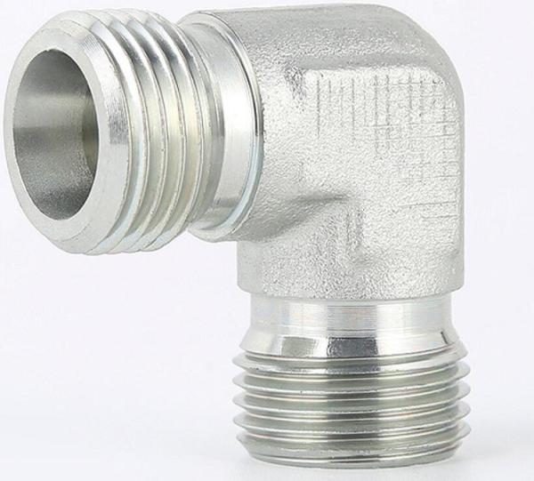 DIN Standard 1c9 Hydraulic 90 Degree Metric Thread Connector for Long Working