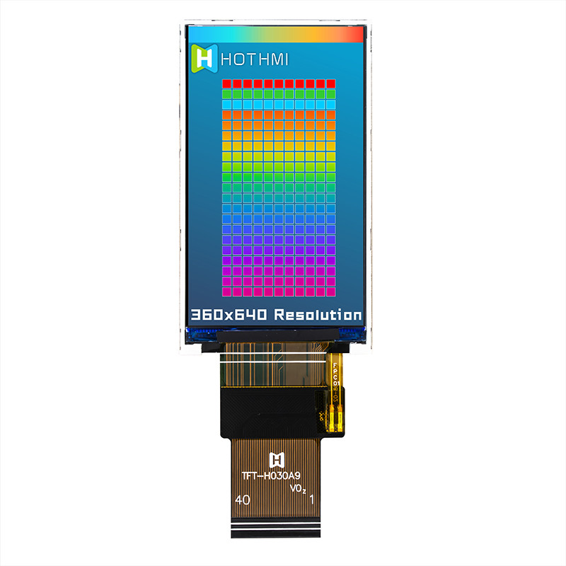 3.0 Inch IPS 360x640 ST7701 Portrait TFT Display Panel SPI For Handheld Devices
