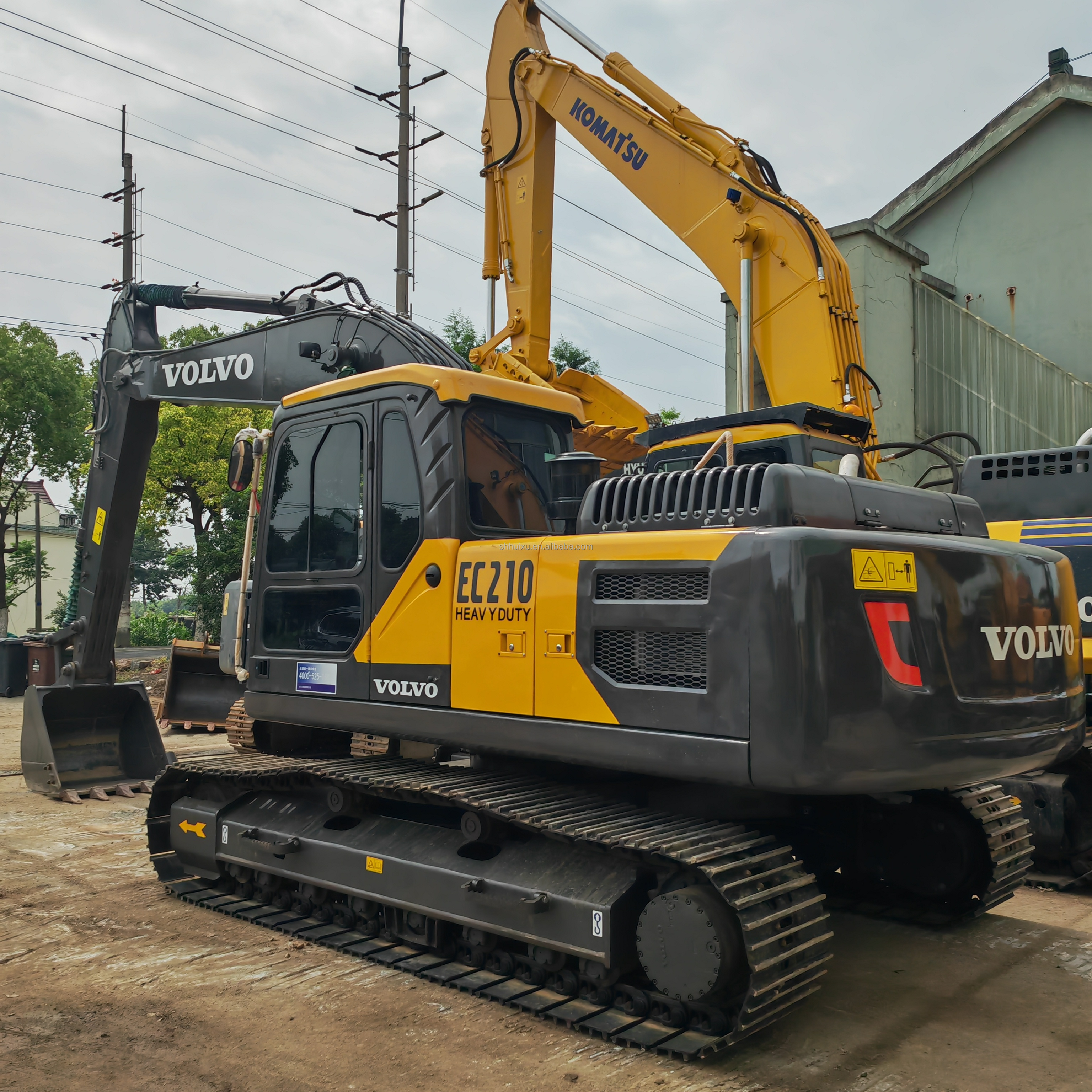 21 Ton Used Volvo Diggers Second Hand Volvo 210 Excavator 1.1m3 Bucket Capacity