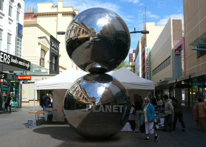 Custom Silver Hanging Reflective Inflatable Mirror Balloon Decorative Ball