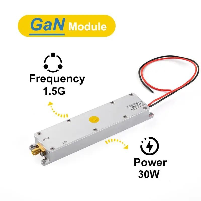 1.5g 30W GaN Module 1550-1620MHz Factory Direct Sale Power Amplifier Module 30W for Uav Anti-Drone System Anti-Fpv RF Module