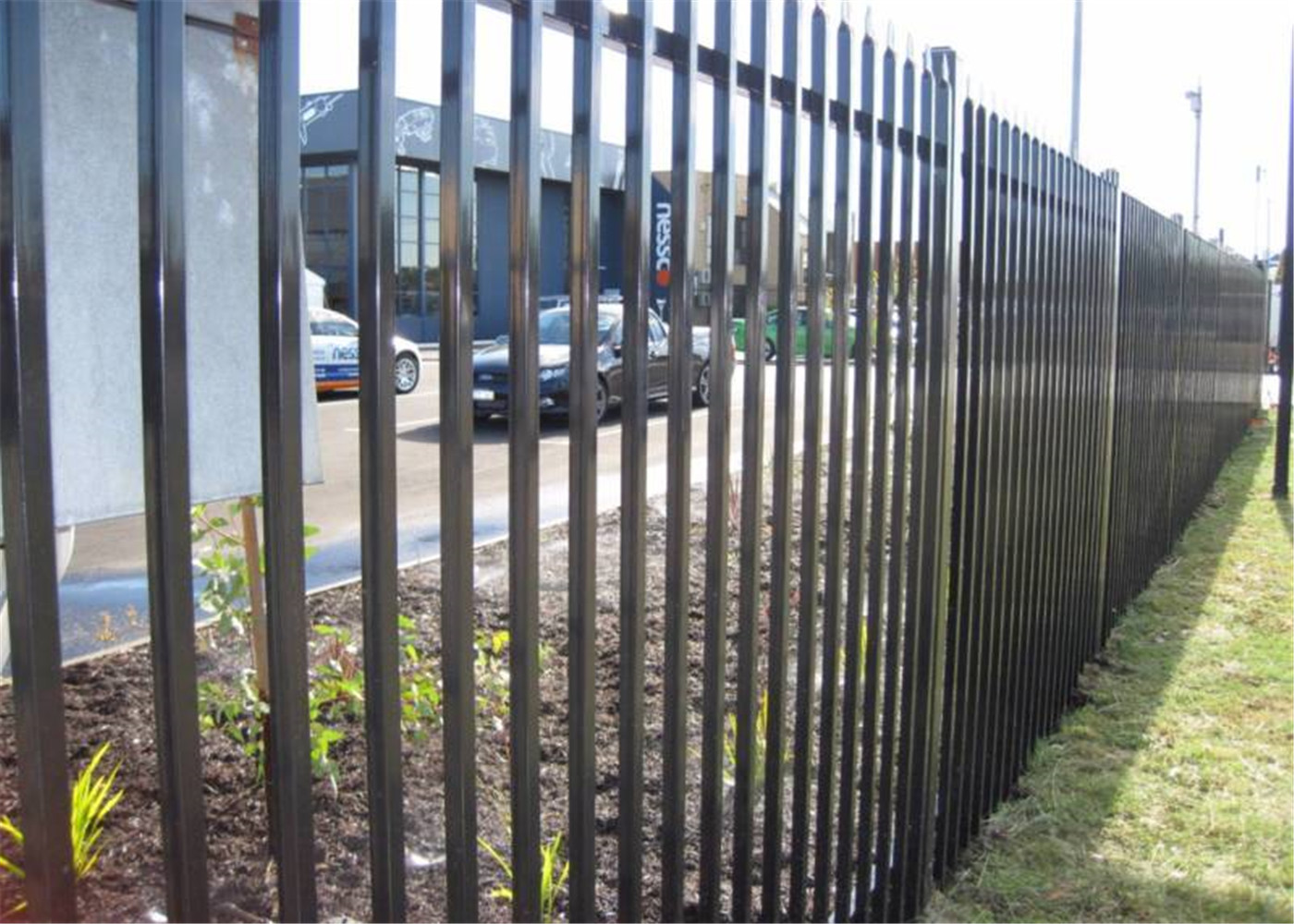 Pool Fence/ Tubular Steel Fence/ Steel Slat Fence,hercules Fence ,Steel Tubular Fence,Garrison Fence