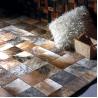 Buy cheap MP Series Luxury Leather Patchwork Carpet Customized 100% Natural Cow Rugs From from wholesalers