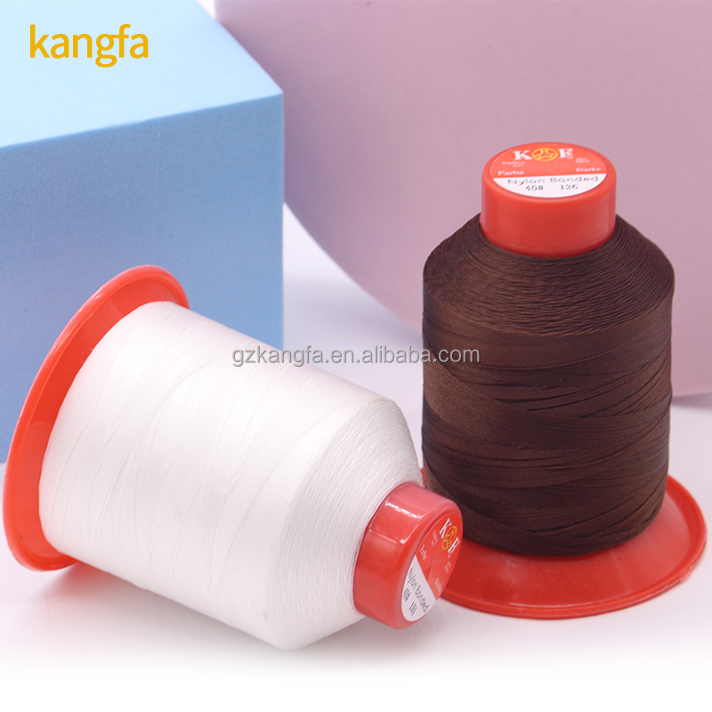 Polyester 210d Bonded Thread for Leather Sewing 120g/cone Support 7 Days Sample Order