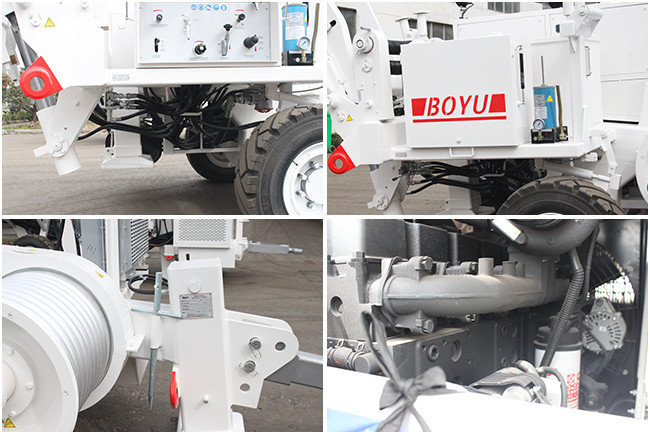 Stringing Equipment Hydraulic Puller For Power Line With Air Cooling Engine
