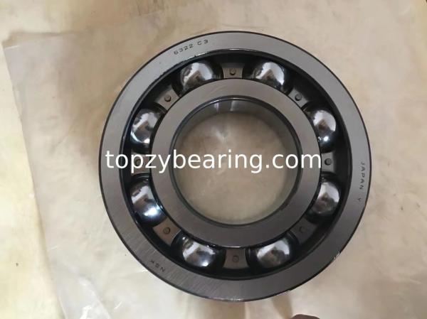 NSK brand Chrome Steel Size 110x240x50mm Deep Groove Ball Bearing 6322C3 6322 ZZ