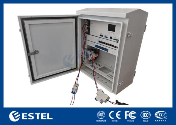 Outdoor Non-Intelligent Pole Mounted Cabinet Solar Powered Box With Fan Model