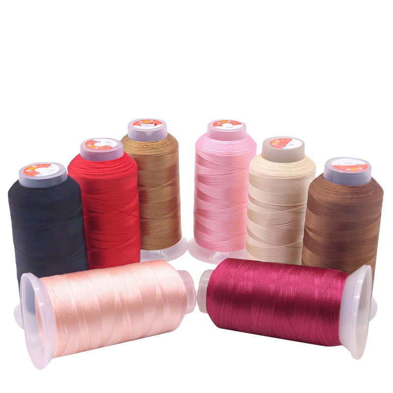 200m 0.8mm Flat Waxed Thread for Leather 100% Polyester Pattern Waxed Yarn Count 250D/16