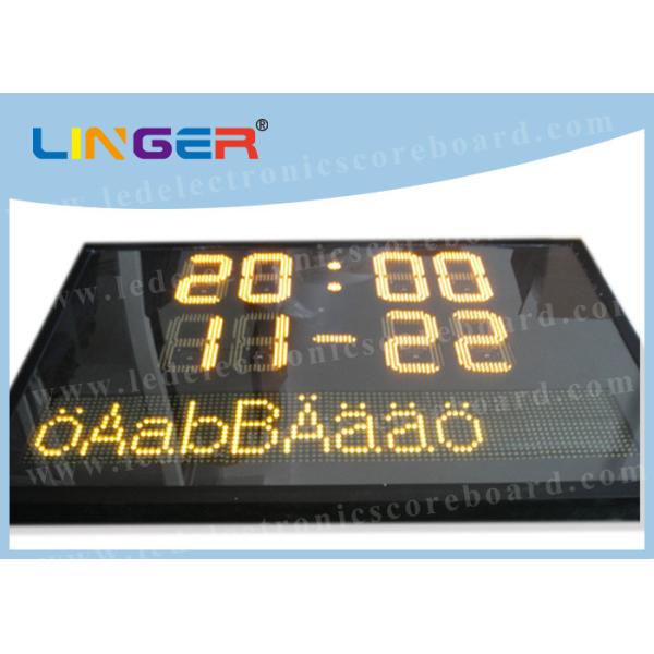 Swedish Language Text Sign Led Electronic Scoreboard with Computer Software