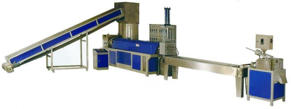 PE PP film Plastic Recycling Machine , Auto Agglomerator Recycling Line