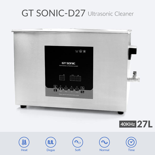27L 40kHz Ultrasonic Cleaning Machine Stainless Steel SUS304 tank