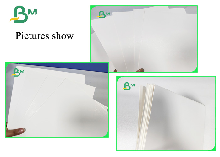250 / 300 / 350gsm Coated FBB Board C1S Good Bursting Strength For Invitation Card