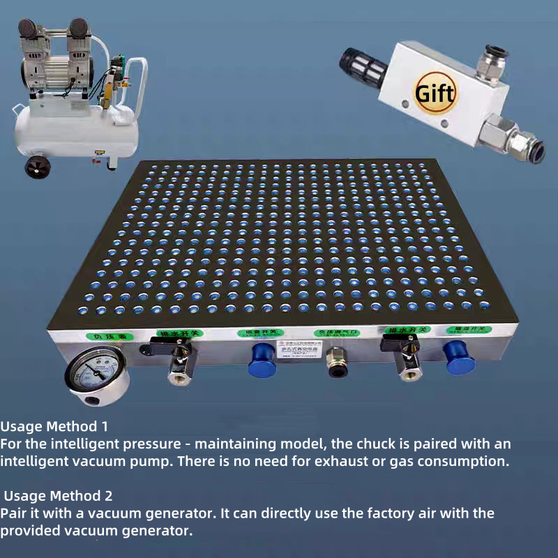 Custom Magnetic Vacuum Chuck Workholding Tool For CNC Grinding Drilling Milling And Lathe Machines
