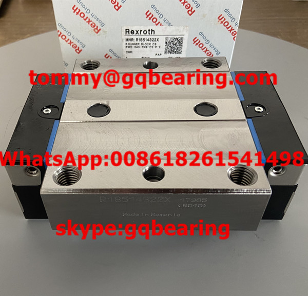 Carbon Steel Material Rexroth R18514322X Flange Type Roller Runner Block