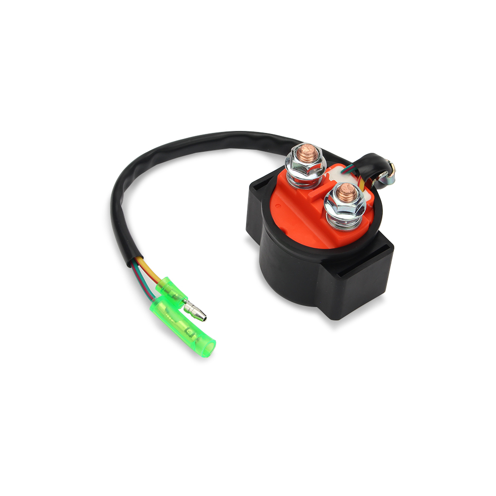 150A 12V 24V Motorcycle Start Relay HONDA CG250 Starting Relay Black Rated Current