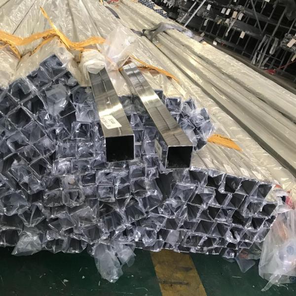 304 Stainless Steel Square Pipe Tube / 316L Stainless Steel Square Tubing 10*10