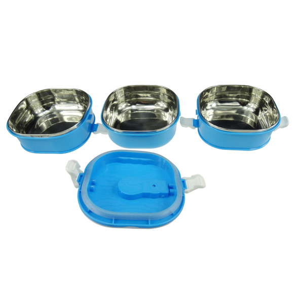 Hot selling colorful stainless steel square food container ,hand pan,food carrier,lunch box,food lunch container