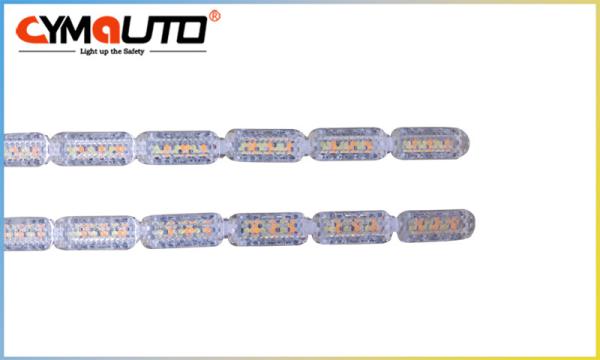 50000K LED Daytime Running Lights 12V Waterproof Blue / Yellow / White Gemstone