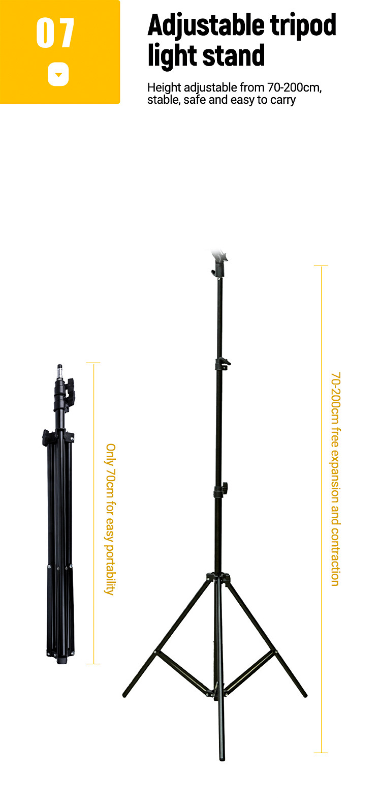 120W Bi Color Dimmable LED Video Wand Handheld Light With Tripod Stand Kit For Studio