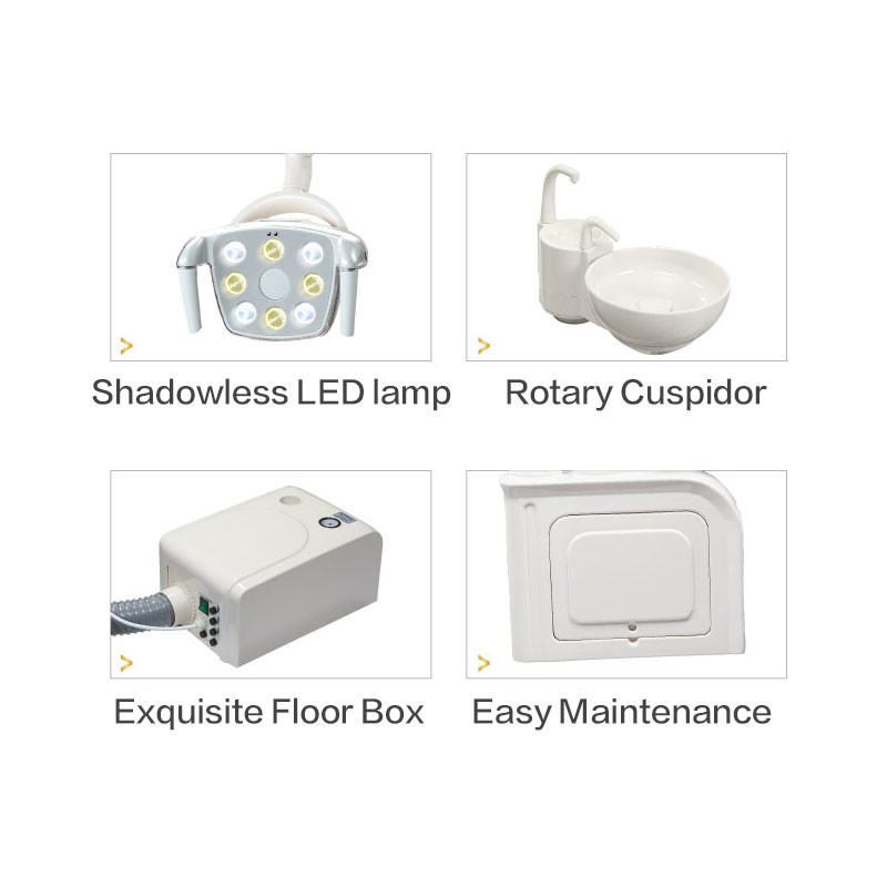 Shadowless Electric Dental Chair Set LED Surgical Lamp For Clinic