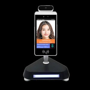 Smart Control Kiosk Face Recognition Temperature Measurement VESA Desk Mount