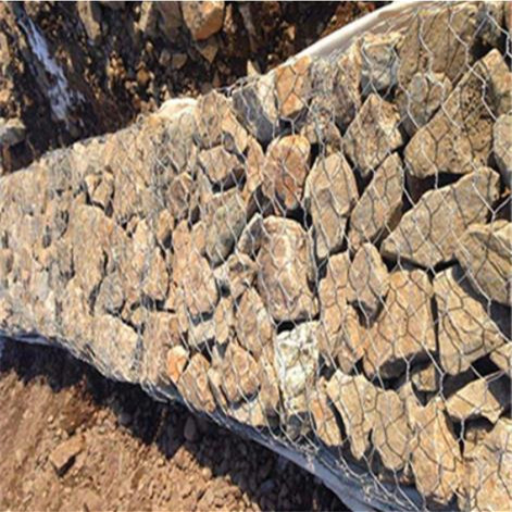 Erosion Control Twisted Gabion Stone Cage 1mx1mx2m