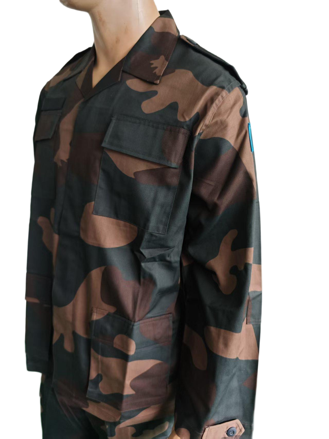 Military BDU Camo Jacket and Pants Set 65 35 Poly Cotton Tactical Workwear for Men Rip Stop Digital Camouflage Suit Tactical Hunting Clothes