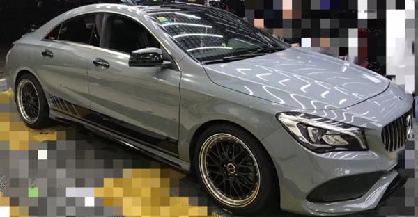 Gloss Cement Ash Grey Wrap Polymeric Calendered Vinyl Film Vehicle Advertising