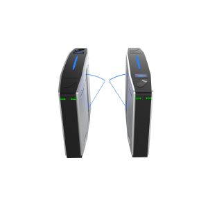 Flap Barrier Gate Turnstile Pedestrian Access Gate With Card Reader