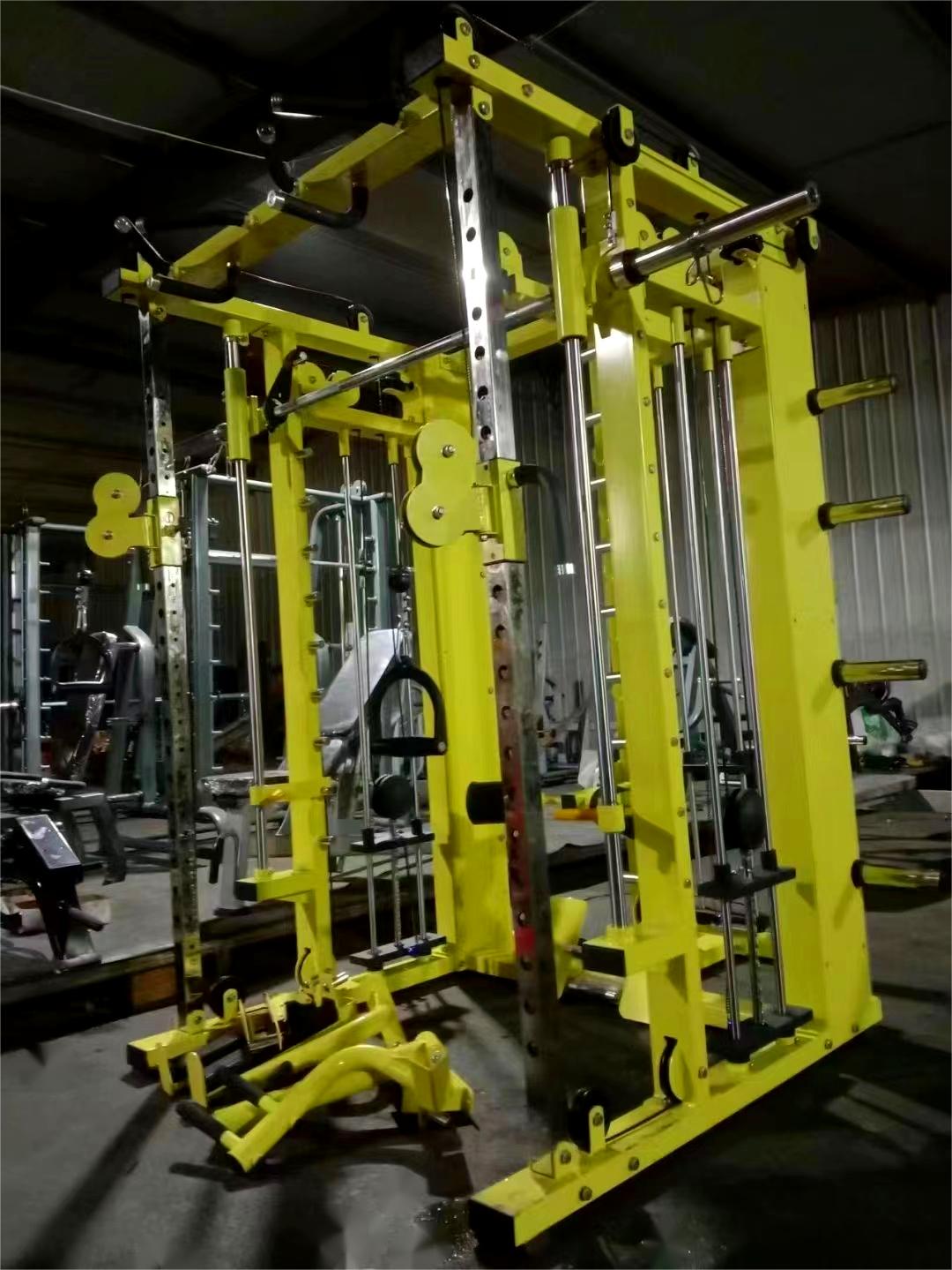 Home Gym Sport Equipment Station Multi Functional Power Cage Squat Rack Weightlifting Smith Machine