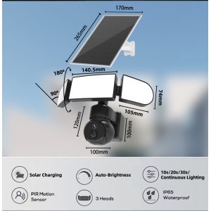 PIR Motion Detection Home Security Camera Enabled with Mobile Notification Alarm