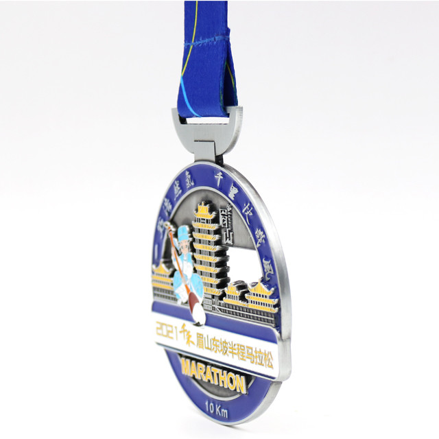 Ironman Round Custom Medals Decoration Custom Die Cast Medals