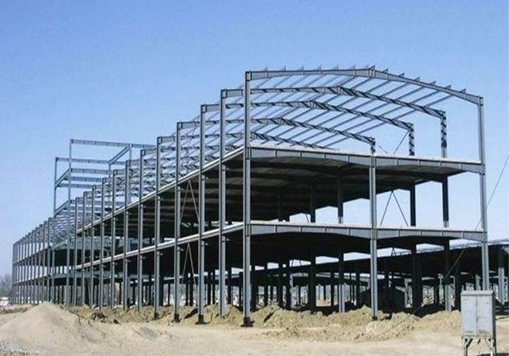 High Span Q235 Modular High Rise Construction Modern Steel Structure Hotel