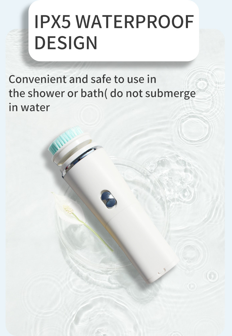 Microdermabrasion Waterproof Five Heads Facial Cleansing Device