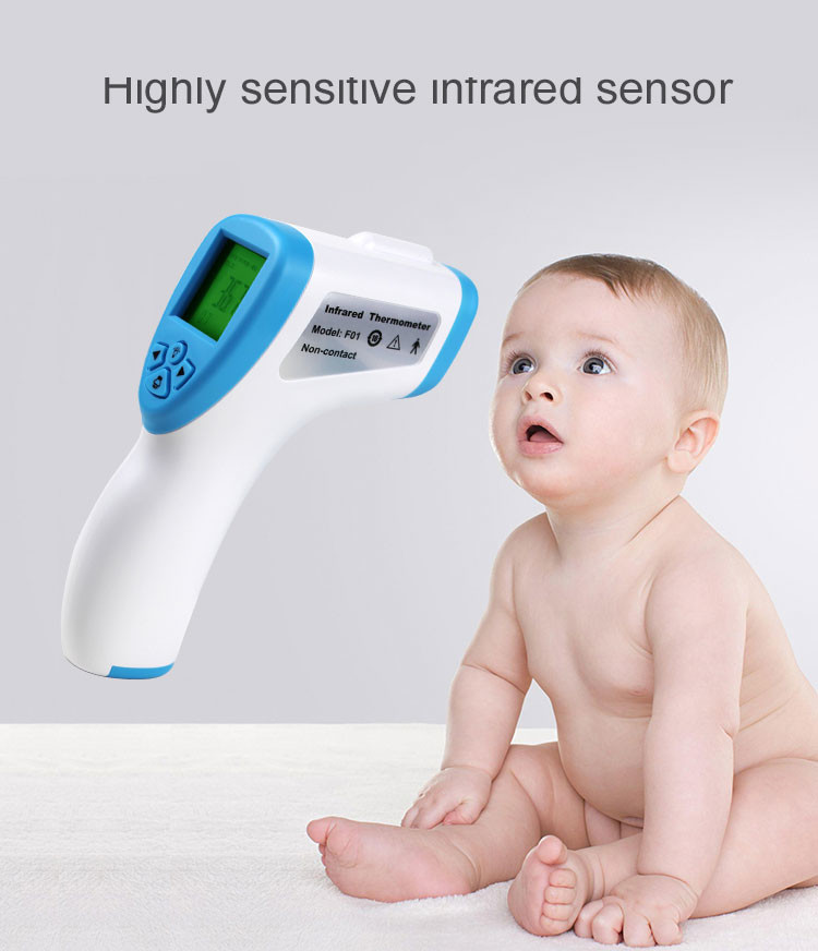 Free Sample 11 Years Manufacturers Body Medical Gun ir Non-Contact Digital Forehead Infrared Thermometer