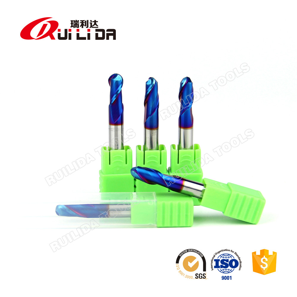 1/4" 6mm Ball Nose End Mill Hrc65 For Heated Mold Steel