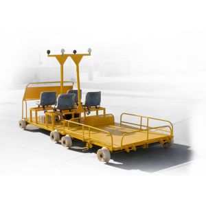 Double Tracks Running Rail Detection Automated Guided Vehicle For Scanning Steel Rails
