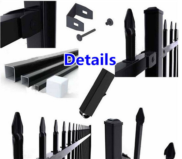 Good customized color garden fence high steel rot proof security fence