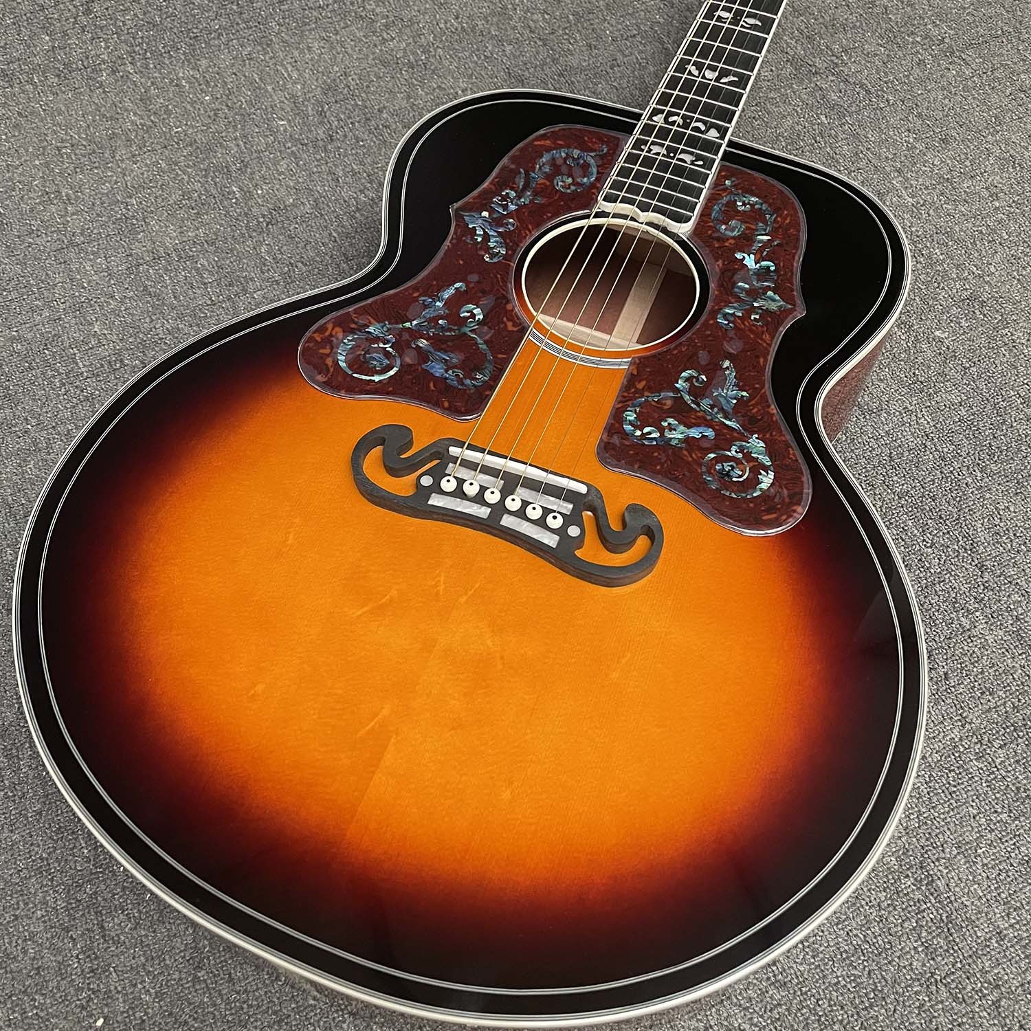 Custom Acoustic Guitar 43 inches Gibson SJ200 Cocobolo Back side folk classic guitar