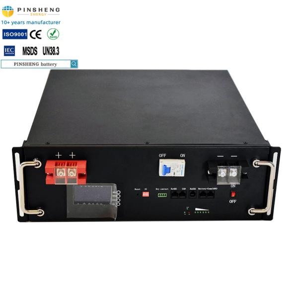 Lifepo4 5KW Cabinet Rack Mounted Energy Storage Solar PV Module 100Ah 48V/51.2V