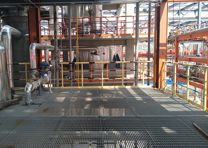 Hot dip galvanized industrial insert steel grating for construct