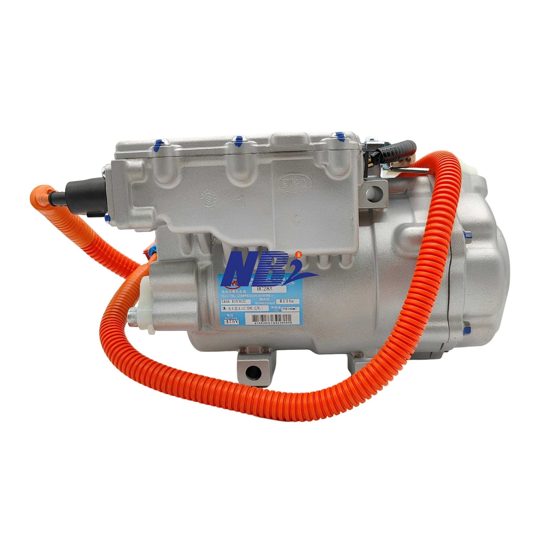 Durable Compact Electric Vehicle AC Compressor BYD DM DM18-19475V SAHA-8103020A