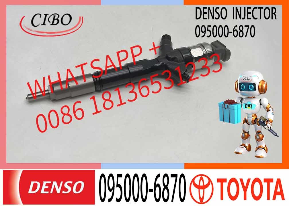 095000-6870 095000 6870 Diesel Engine Injector 0950006870 23670-39155 for Toyota Landcruiser Prado 3.0 D/Daihatsu Delta 1KD-FTV