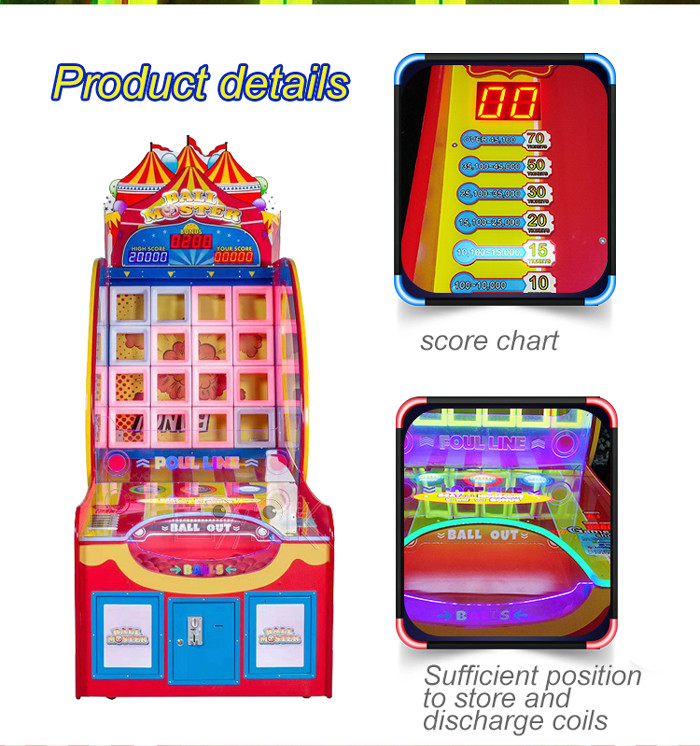 Thowring Monster Ball Redemption Game Machine Coin Operated