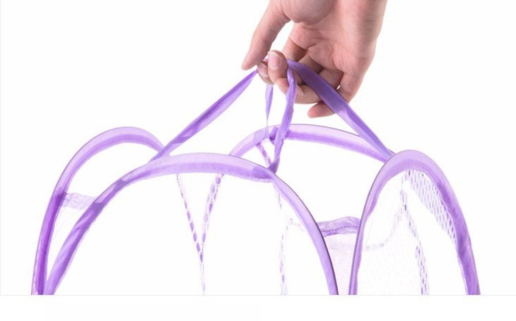 Dirty Clothes Light Nylon Mesh Pop Up Laundry Hamper Household