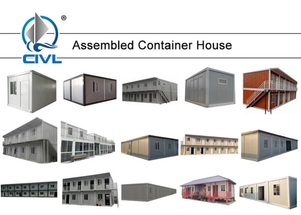 Shipping Container House Container Flat Pack Container Doemitory House White 6M