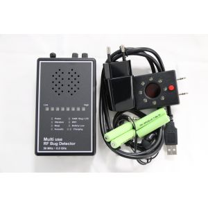 Multi Functional Audio Signal Verification Camera Lens Finder RF Bug Detector
