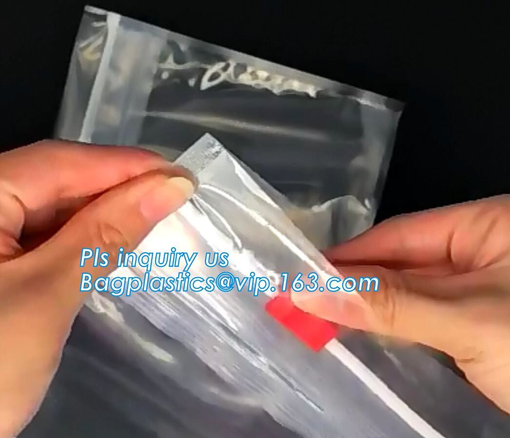 Zipper Zip Lockk Poly Bag With Colored Slider Top, Quart Slider Bag Storage Bags Custom Printed Slider Zip Bags