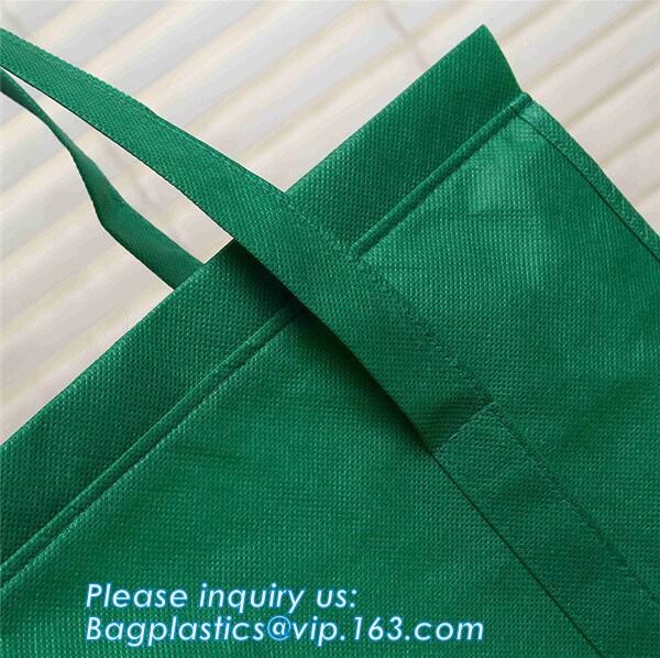 Custom Promotional Gift Foldable PP Printed Garment Cheap Drawstring Tote Fabric Laminated Recyclable Non Woven Bag, pkg