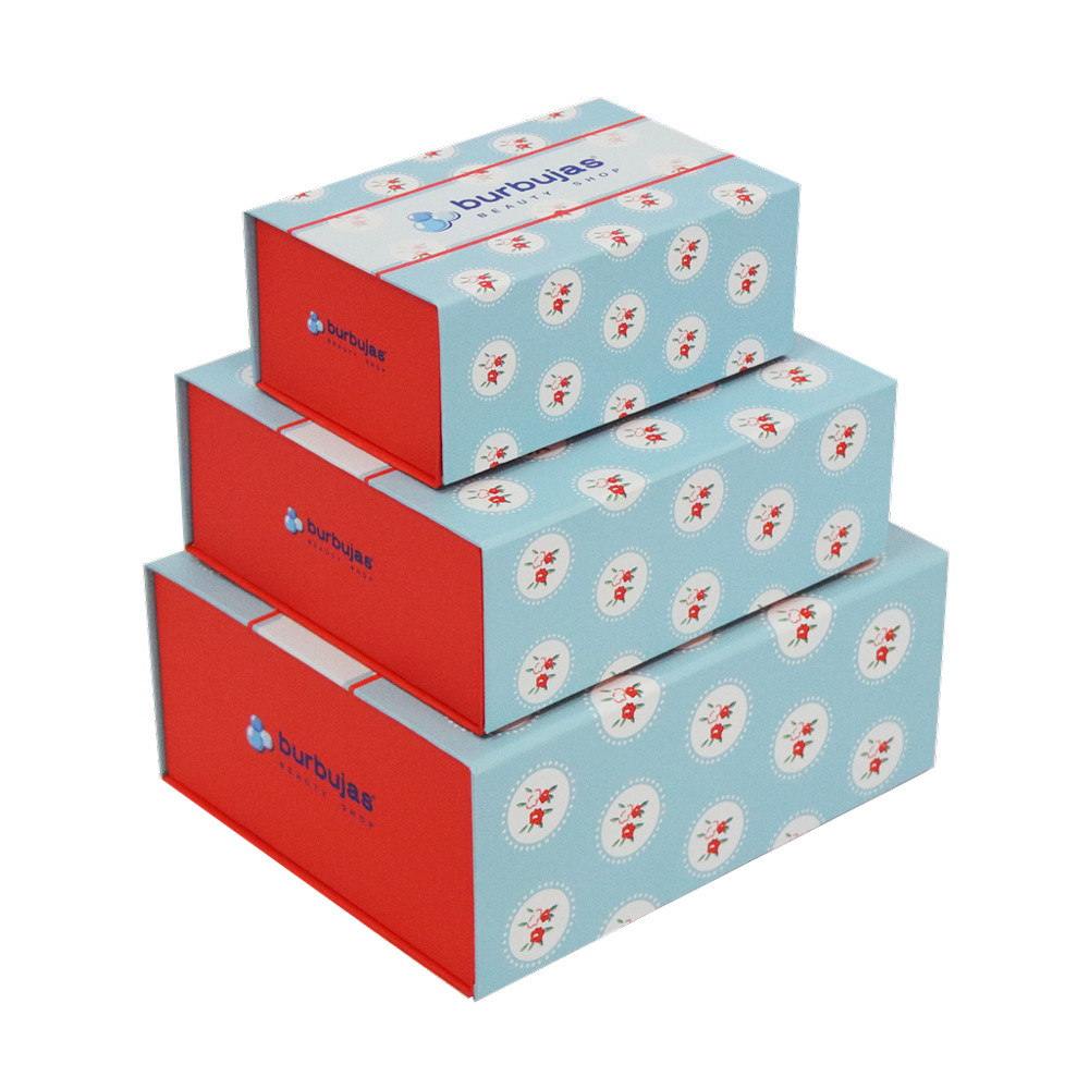 Spot UV Coating Foldable Rigid Paper Gift Box , Flip Top Magnetic Box For Clothing